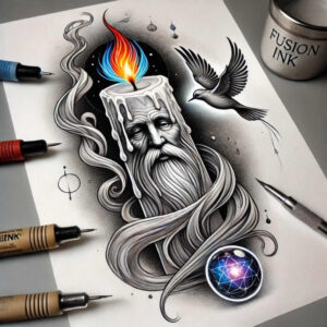 mystical-face – tattoo design ideas free ai generated – ai-generated-realism – for-triceps – Gallery: faces-inkby-ai
