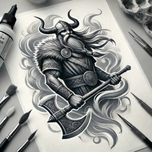 portrait – tattoo design ideas free ai generated – precise-anatomy – for-elbow – Gallery: faces-inkby-ai