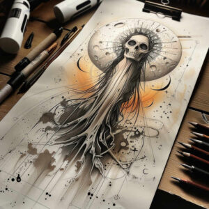 realistic-face – tattoo design ideas free ai generated – highlight-detail – for-shin – Gallery: faces-inkby-ai