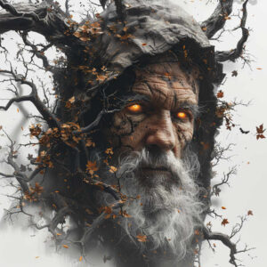 surreal-face – tattoo design ideas free ai generated – form-fidelity – for-back – Gallery: faces-inkby-ai