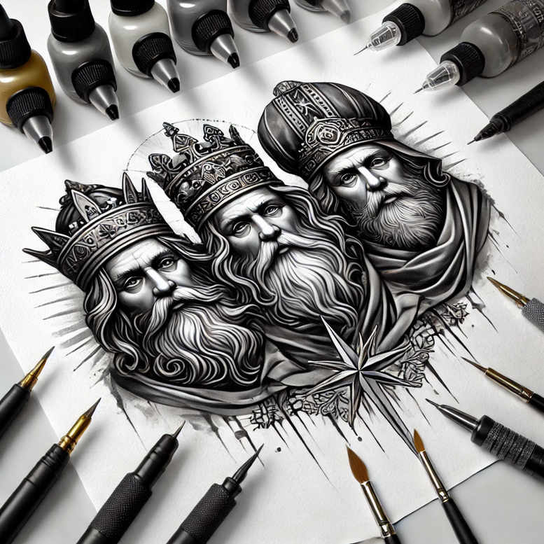 faces tattoo design ideas Surrealism melting forms artistic resilience and power