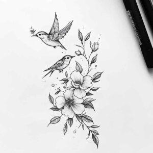 faces tattoo design ideas Realism soft contrast dramatic shading symbolising perseverance