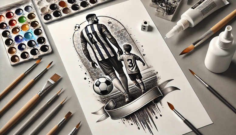 family tattoo design ideas Surrealism blurred edges protection stands for determination