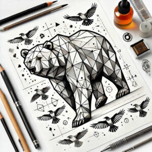 minimalist-tattoo – tattoo design ideas free ai generated – subtle – for-chest – Gallery: geometric-inkby-ai