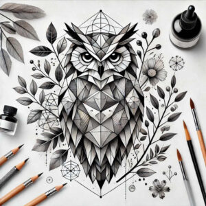 graphic tattoo design ideas elaborate classic shading stands for perseverance