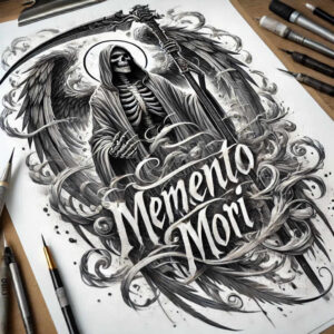 shadow-and-light – tattoo design ideas free ai generated – occult – for-inner-arm – Gallery: grim-reaper-inkby-ai