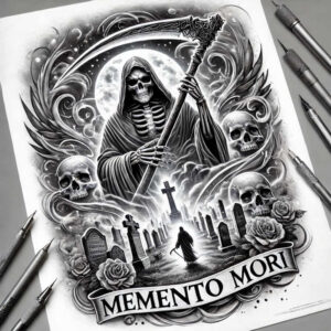 grim-reaper tattoo design ideas classic motifs eerie for elbow