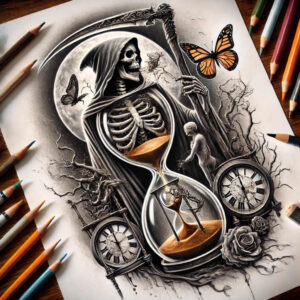 grim-reaper tattoo design ideas classic motifs mysterious figure for hand