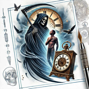 grim-reaper tattoo design ideas high-key mysterious figure symbol of endurance