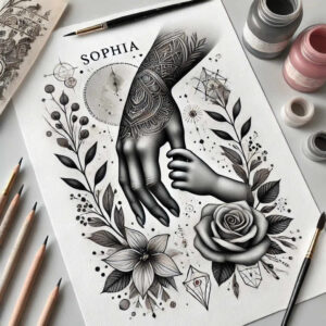 hands-with-shadow – tattoo design ideas free ai generated – surrealism-dreamscape – for-shin – Gallery: hands-inkby-ai