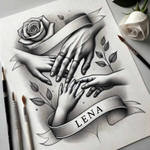 hands tattoo design ideas Surrealism enigmatic detailed fingers symbol of courage