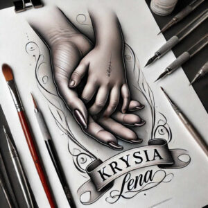 hands tattoo design ideas Surrealism symbolic open palm for upper arm