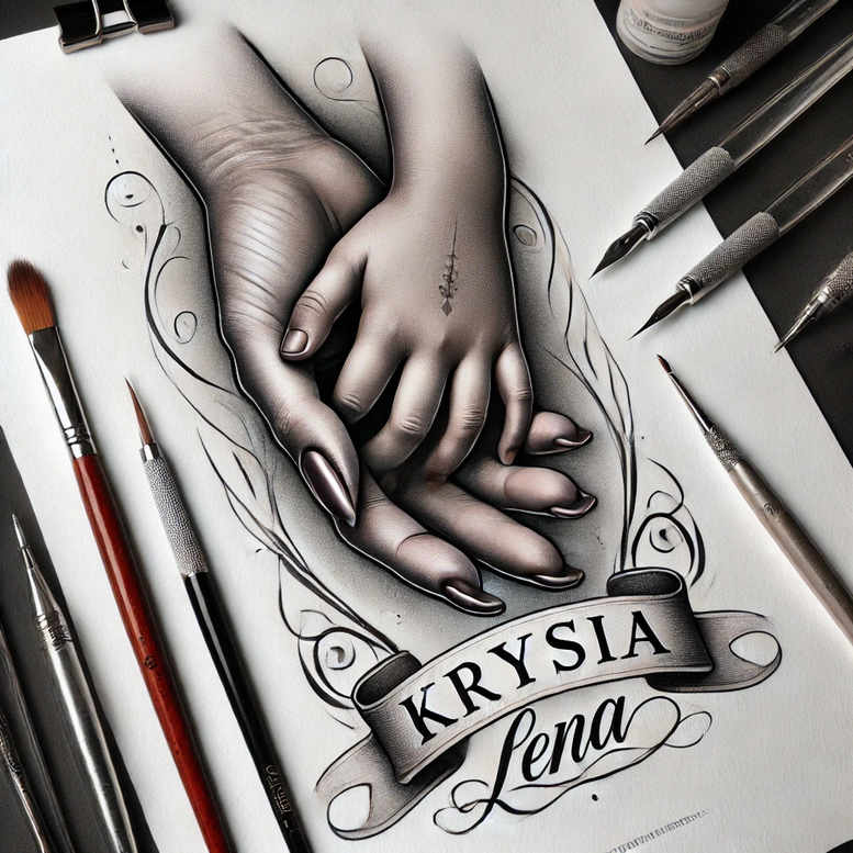 hands tattoo design ideas Surrealism symbolic open palm for upper arm