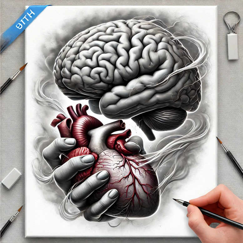 heart-and-flame – tattoo design ideas free ai generated – surrealism-visionary – for-palm – Gallery: hearts-inkby-ai