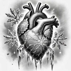 hearts tattoo design ideas textured shading ornamental for thigh