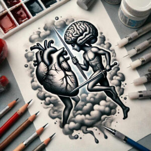hearts tattoo design ideas abstract ornamental shows endurance