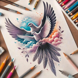 holy-spirit-art – tattoo design ideas free ai generated – realism-sharp-focus – for-triceps – Gallery: holy-spirit-inkby-ai