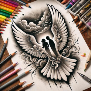 spiritual-power – tattoo design ideas free ai generated – surrealism-dream-motifs – for-hip – Gallery: holy-spirit-inkby-ai