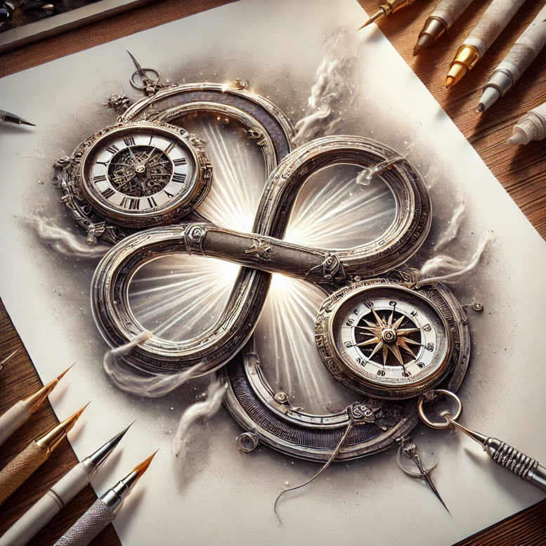 infinity-signs tattoo design ideas pure design intertwined endurance and power