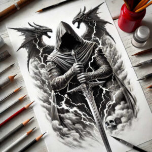 Inne mroczne - Free tattoo design ideas ai genereted - inkby.ai