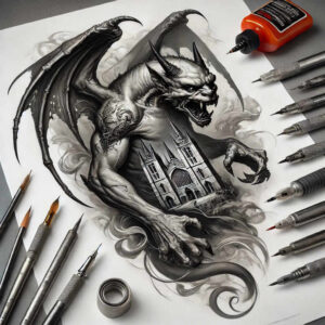 Inne mroczne - Free tattoo design ideas ai genereted - inkby.ai