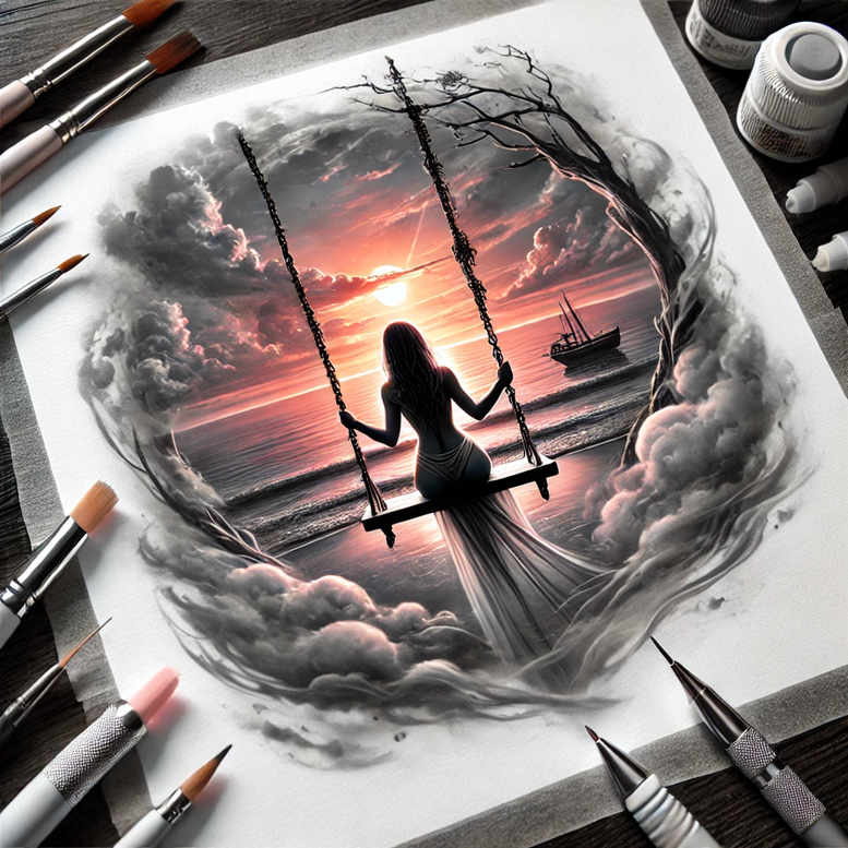 Postacie. - Free tattoo design ideas ai genereted - inkby.ai