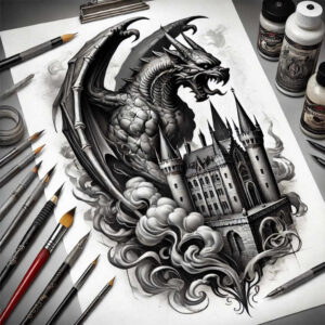 Inne mroczne - Free tattoo design ideas ai genereted - inkby.ai