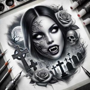 Inne mroczne - Free tattoo design ideas ai genereted - inkby.ai