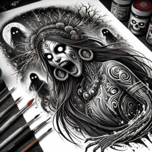 Inne mroczne - Free tattoo design ideas ai genereted - inkby.ai