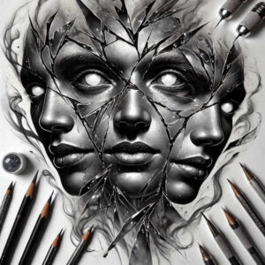 Inne mroczne - Free tattoo design ideas ai genereted - inkby.ai