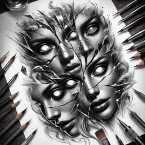 Inne mroczne - Free tattoo design ideas ai genereted - inkby.ai