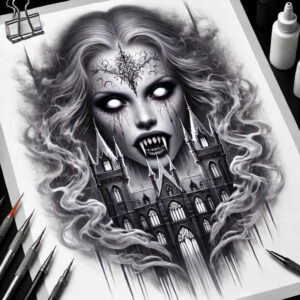 Inne mroczne - Free tattoo design ideas ai genereted - inkby.ai