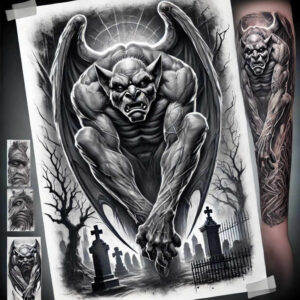 Inne mroczne - Free tattoo design ideas ai genereted - inkby.ai