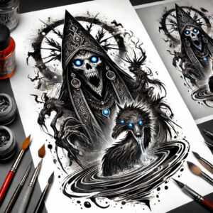 Inne mroczne - Free tattoo design ideas ai genereted - inkby.ai