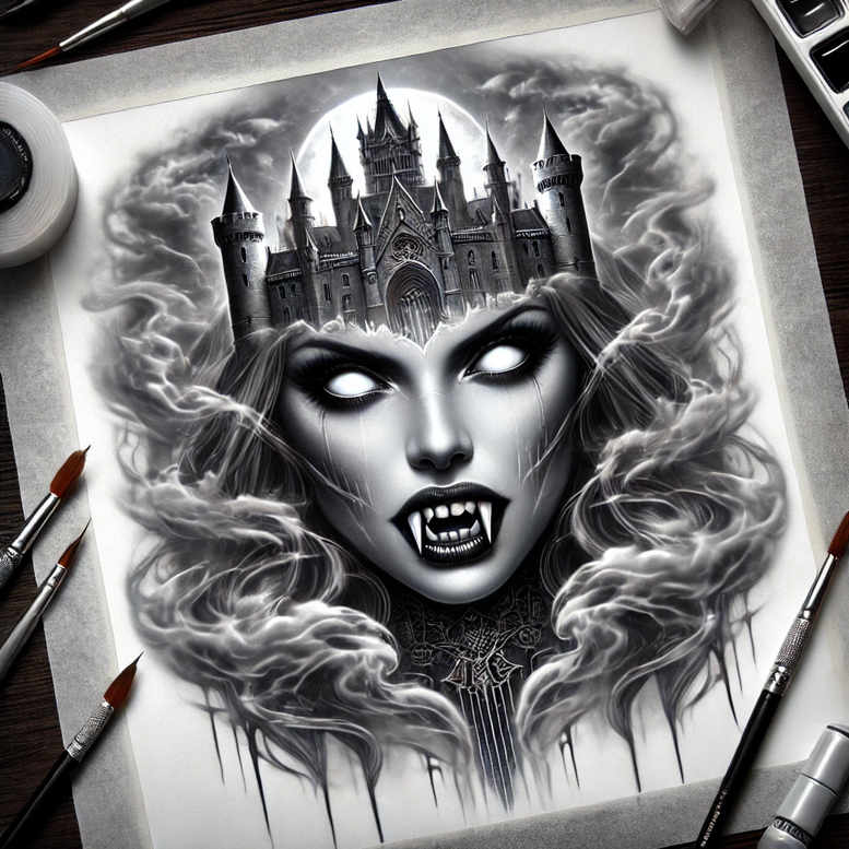Inne mroczne - Free tattoo design ideas ai genereted - inkby.ai