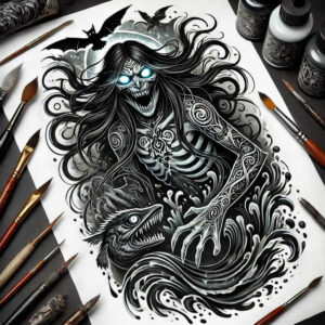 Inne mroczne - Free tattoo design ideas ai genereted - inkby.ai