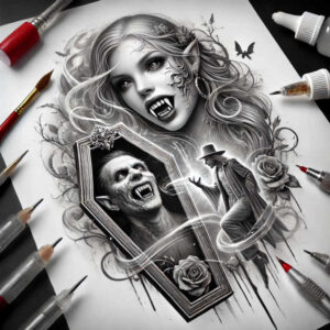 Inne mroczne - Free tattoo design ideas ai genereted - inkby.ai