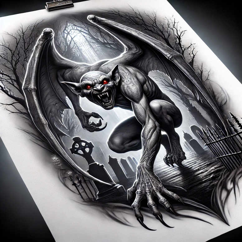 Inne mroczne - Free tattoo design ideas ai genereted - inkby.ai