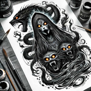 Inne mroczne - Free tattoo design ideas ai genereted - inkby.ai