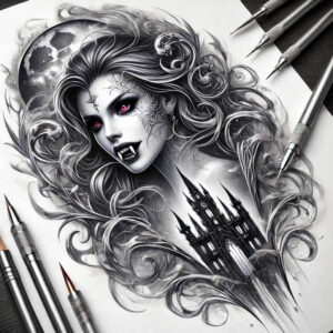 Inne mroczne - Free tattoo design ideas ai genereted - inkby.ai