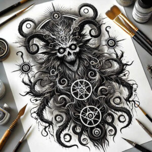 Inne mroczne - Free tattoo design ideas ai genereted - inkby.ai