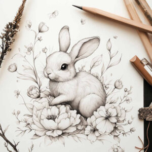 Delikatne kwiaty - Free tattoo design ideas ai genereted - inkby.ai