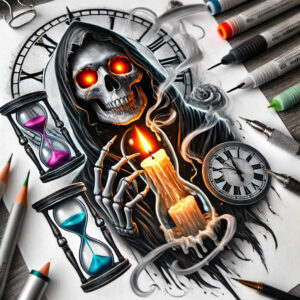 Świece - Free tattoo design ideas ai genereted - inkby.ai