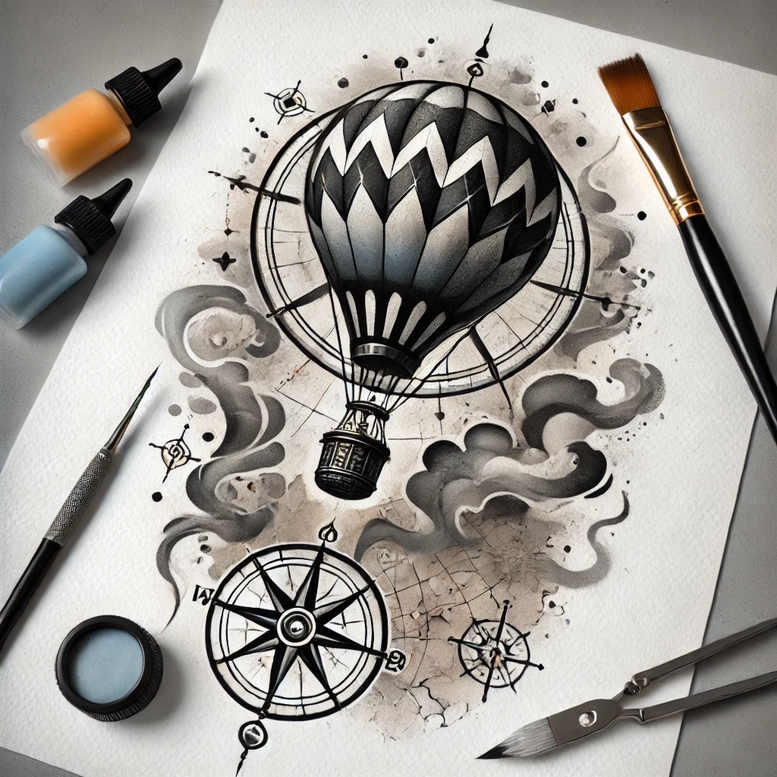 Podróże - Free tattoo design ideas ai genereted - inkby.ai