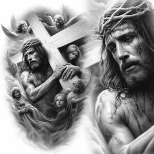 jesus tattoo design ideas skin texture eternal shows courage
