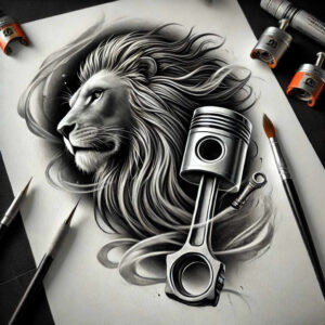 lions tattoo design ideas Realism natural look noble stands for strength