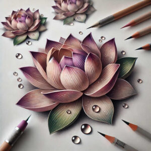 fine-line-lotus – tattoo design ideas free ai generated – understated – for-elbow – Gallery: lotuses-inkby-ai