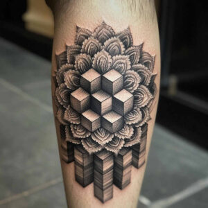 circular-lace – tattoo design ideas free ai generated – puzzle-pattern – for-ribs – Gallery: mandalas-and-similar-inkby-ai