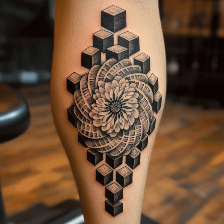 dynamic-center – tattoo design ideas free ai generated – infinity-motif – for-full-back – Gallery: mandalas-and-similar-inkby-ai