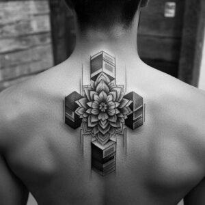 interlaced – tattoo design ideas free ai generated – enlightenment – for-side-torso – Gallery: mandalas-and-similar-inkby-ai